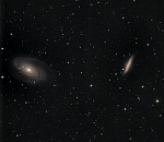 Астраханец на одном снимке запечатлел две галактики