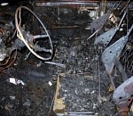 Под Астраханью сгорел грузовик