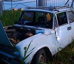 На Началовском шоссе перевернулся автомобиль