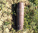 На севере Астраханской области сельчане нашли в своем поселке снаряд времен войны