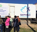 «Поезд здоровья» продолжает работу в Красноярском районе