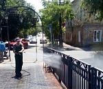 Астраханские коммунальщики тестируют новую технику для чистоты