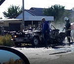 Под Астраханью взорвался автомобиль