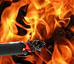 В Астрахани произошел пожар из-за курильщика