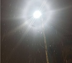 В Астрахани пошел первый снег