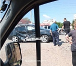 В Астрахани байкер попал в больницу после ДТП с Hyundai