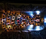 Водители Астрахани "нарисуют" машинами новогоднюю елку