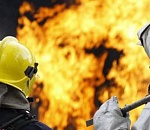 На астраханском комбинате сгорело локомотивное депо