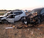  В Астраханской области столкнулись две иномарки: пострадало шесть человек