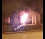 Появились кадры пожара в астраханском институте