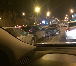 В центре Астрахани из-за пьяного водителя столкнулись три автомобиля