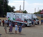 За пять дней специалисты Поезда здоровья приняли более 1000 жителей Енотаевского района