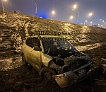 В Астрахани нетрезвый водитель улетел с Нового моста
