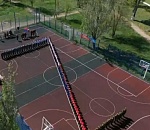 Ученики школ Ленинского района Астрахани выстроились в букву Z и спели патриотичную песню