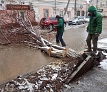 Астраханские коммунальщики переведены в усиленный режим работы из-за непогоды