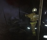 Крупный пожар в астраханском селе: эвакуированы 11 человек