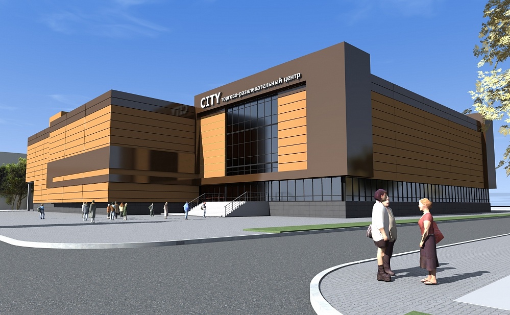 В Астрахани строится торгово-развлекательный  центр «CITY»  