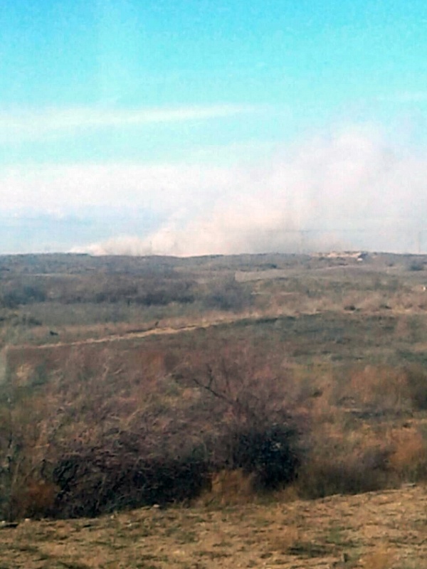 Вчера горел "Рассвет" (тот, что главный астраханский мусорный полигон)