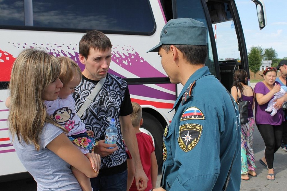 В Астрахань прибыли 109 беженцев из Украины