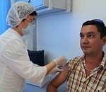 Мобильный комплекс вновь приглашает астраханцев сделать прививку от гриппа