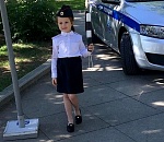 Юные астраханцы нарядились в дорожных полицейских