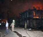 В Астрахани сгорел дом – семь семей остались без жилья