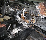 В Астрахани продолжают гореть автомобили