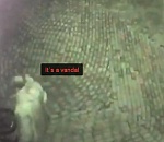 Харабалинский вандал ломал фонари на набережной. Видео