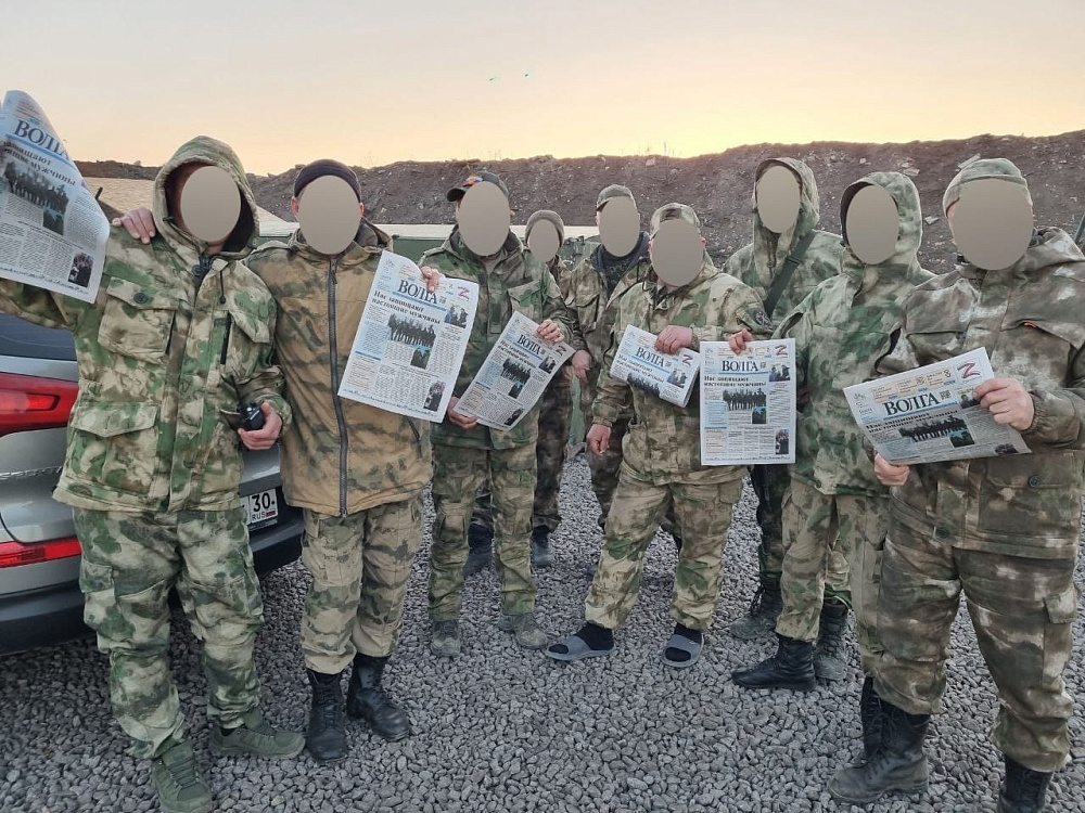 Астраханским бойцам на передовую доставят спецвыпуск  «Газеты Волга»