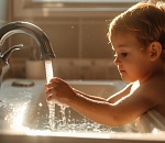 Воду в левобережную часть Астрахани вернули на сутки раньше обещанного 