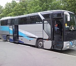 Пассажиров автобуса, который застрял в Астраханской области, спасли сотрудники полиции