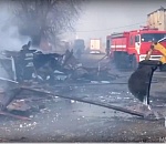 Под Астраханью полдня тушили пожар в административном здании