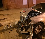 Серьёзное ночное ДТП: "Семёрка" снесла несколько припаркованных машин