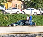 В Астрахани «Лифан» припарковался там, куда въезд невозможен