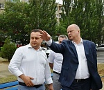 В АЦКК благоустраивают Сквер Cтроителей