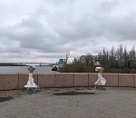 На главной набережной Астрахани установили смотровые бинокли
