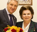 Астраханские поздравления для первой женщины-космонавта