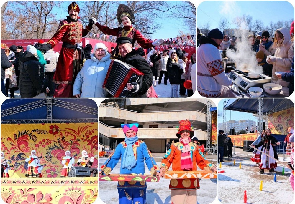 Масленицу астраханцы отметят блинами и народными гуляниями 