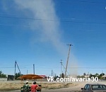 Астраханцы поймали на видео смерч в Ахтубинском районе