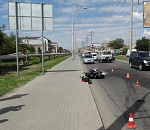 Мотоциклист получил тяжёлые травмы от столкновения с отбойником