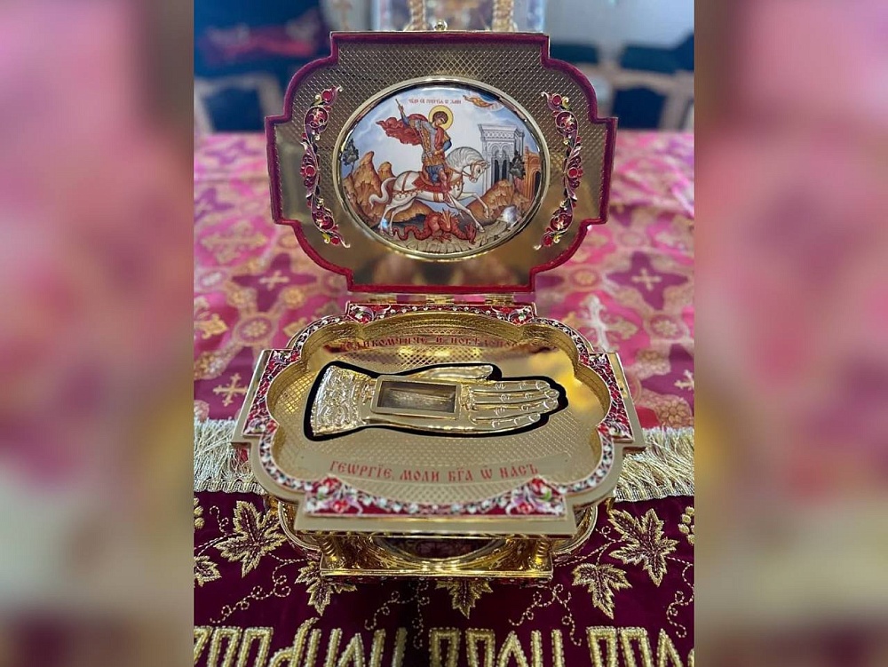 В Астрахань доставят ковчег с мощами Георгия Победоносца