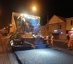 На Адм. Нахимова завершили укладку асфальта