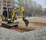 В Астрахани благоустраивают бульвар Энергетиков