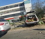 В Астрахани в аварии пострадали арбузы