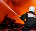 В воскресенье в Астрахани сгорели автобус и дом