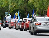 На севере Астраханской области прошел автопробег в поддержку участников спецоперации и референдумов