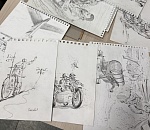 Выставка фронтовых рисунков участника СВО открывается в Астрахани