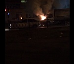 В Астрахани сгорела грузовая "Газель"