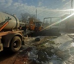 Рабочие Астрводоканала устраняли аварии на сетях прямо в новогоднюю ночь