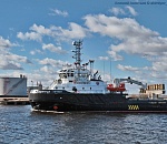 В Астрахани спущено на воду новое судно для Черноморского флота